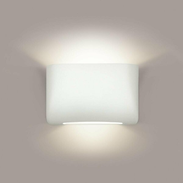 A19 Lighting Coronado E26 Base Dimmable LED Wall Sconce, Bisque 1303-1LEDE26